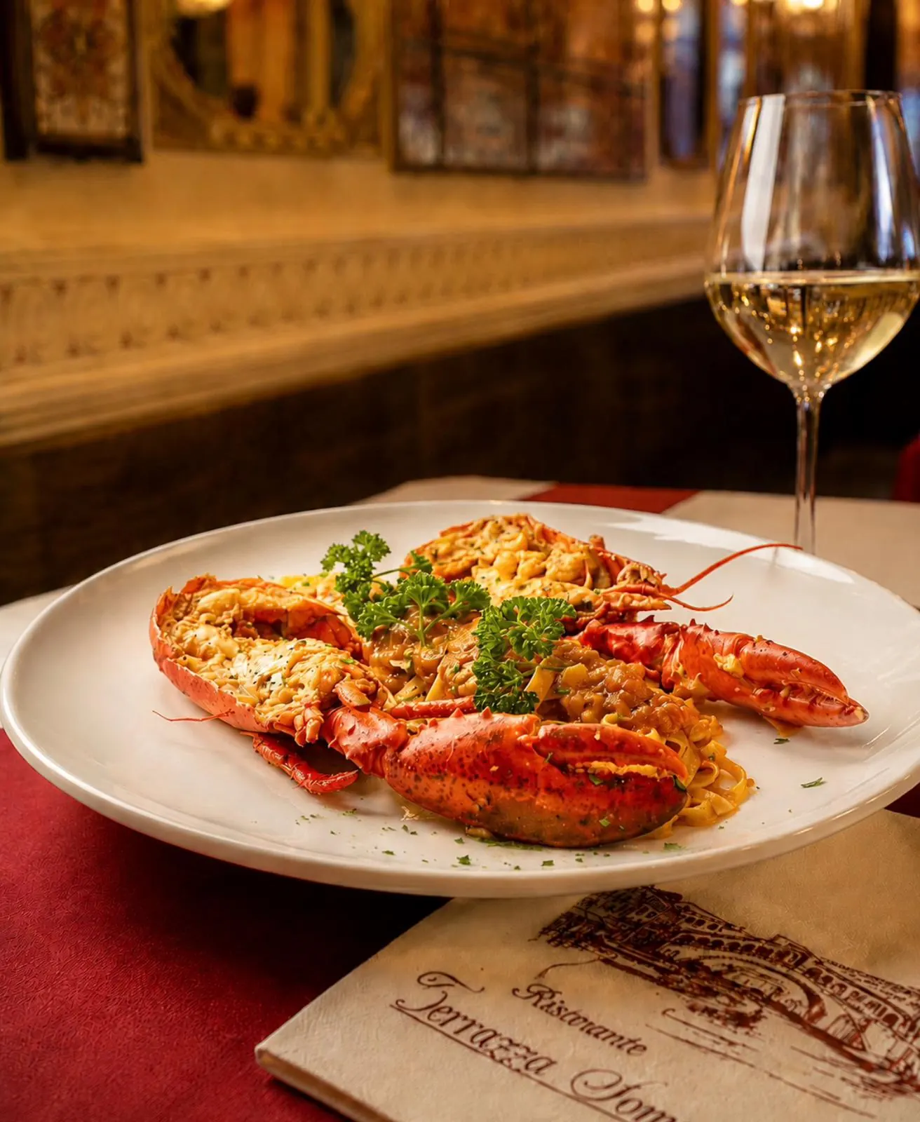 Lobster tagliatelle